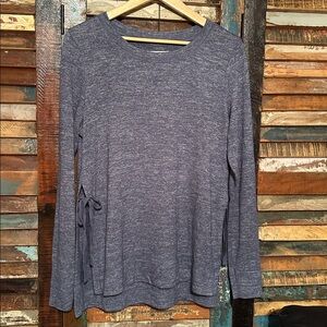 UGG Heathered Blue Tunic with side ties
